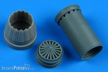 Aires 7391 - F-35C Lightning II exhaust nozzle - closed for Tamiya