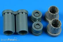 Aires 7392 - Eurofighter Typhoon exhaust nozzles older revell kit (04317/04338) for Revell