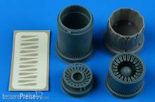 Aires 7394 - F-16CJ block 50 exhaust nozzle - opened for Tamiya