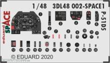 Eduard Accessories 3DL48002 - P-51D-5 SPACE 1/48 for ZVEZDA in 1:48