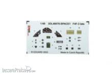 Eduard Accessories 3DL48076 - 1:48 F4F-3 late SPACE