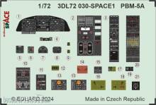 Eduard Accessories 3DL72030 - 1:72 PBM-5A SPACE 1/72 ACADEMY