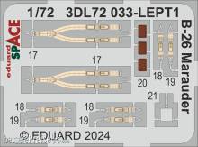 Eduard Accessories 3DL72033 - B-26 Marauder SPACE HASEGAWA / EDUARD