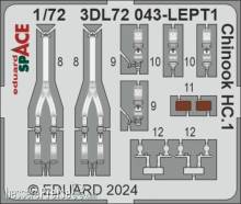 Eduard Accessories 3DL72043 - Chinook HC.1 SPACE AIRFIX