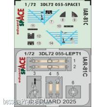 Eduard Accessories 3DL72055 - IAR-81C SPACE IBG