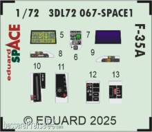 Eduard Accessories 3DL72067 - F-35A SPACE EDUARD