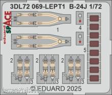 Eduard Accessories 3DL72069 - B-24J SPACE HASEGAWA