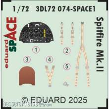 Eduard Accessories 3DL72074 - Spitfire Mk.II SPACE for IBG