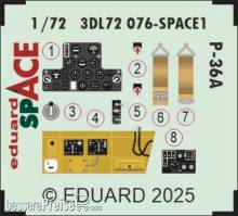 Eduard Accessories 3DL72076 - P-36A SPACE for Arma Hobby
