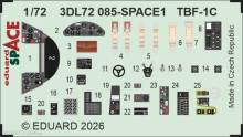 Eduard Accessories 3DL72085 - TBF-1C SPACE for Hobby Boss