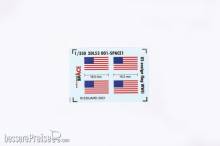 Eduard Accessories 3DL53001 - 1:350 US ensign flag WWII SPACE