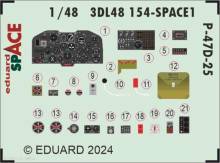 Eduard Accessories 3DL48154 - 1/48 P-47D-25 SPACE 1/48