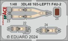 Eduard Accessories 3DL48165 - 1:48 F4U-2 SPACE 1/48 MAGIC FACTORY