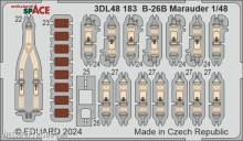 Eduard Accessories 3DL48183 - B-26B Marauder SPACE ICM