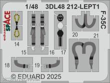 Eduard Accessories 3DL48212 - F-35C SPACE TAMIYA