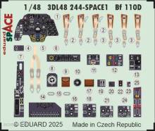 Eduard Accessories 3DL48244 - Bf 110D SPACE EDUARD