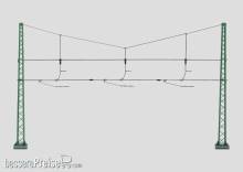 Märklin 074131 - Quertragwerk für 3 Gleise