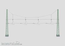 Märklin 074132 - Quertragwerk für 4 Gleise