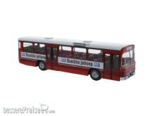 Rietze 74314 - Mercedes-Benz O 305 Frecker Reisen - Buersche Zeitung, 1:87