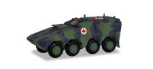 Herpa 746410 - GTK Boxer Sanitätsfahrzeug, dekoriert in Umtarnung bronzegrün
