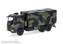 Herpa 746991-002 - Mercedes-Benz Arocs 6x6 Pritsche/Plane, dekoriert