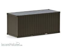 Herpa 747134 - 2x 20ft Container ´Heer´, Braungrau (unbedruckt)