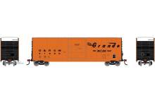 Athearn RND-2074 - HO RND 50´ Exterior High Cube Plug Door Box Car DRGW #91890