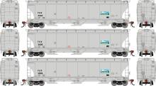 Athearn ATHG-2703 - HO GEN Trinity 5161 Covered Hopper FLIX #3560/3600/3898 (3)