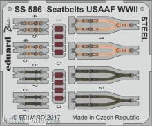 Eduard Accessories SS586 - Seatbelts USAAF WWII STEEL