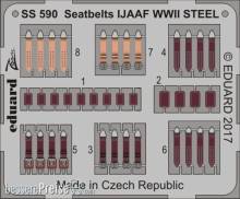 Eduard Accessories SS590 - Seatbelts IJAAF WWII STEEL for Eduard