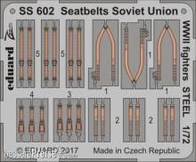Eduard Accessories SS602 - Seatbelts Soviet Union WW2 fighters STEE