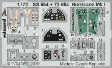 Eduard Accessories SS654 - Hurricane Mk.I for Arma Hobby