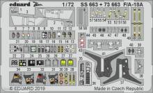 Eduard Accessories SS663 - F/A-18A for Academy