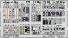 Eduard Accessories SS670 - He 219 Uhu for Dragon