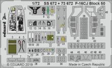 Eduard Accessories SS672 - F-16CJ Block 50 for Tamiya