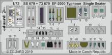 Eduard Accessories SS679 - EF-2000 Typhoon Single Seater for Revell