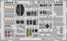 Eduard Accessories SS716 - B-25B for Airfix in 1:72