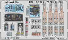 Eduard Accessories SS729 - C-130H for Zvezda in 1:72