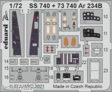 Eduard Accessories SS740 - 1:72 Ar 234B 1/72 for DRAGON