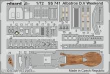 Eduard Accessories SS741 - 1:72 Albatros D.V Weekend 1/72 for EDUARD