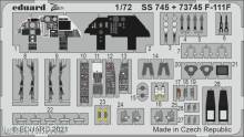Eduard Accessories SS745 - 1:72 F-111F 1/72 for HASEGAWA / HOBBY 2000