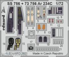 Eduard Accessories SS756 - 1:72 Ar 234C, for HOBBY 2000 / DRAGON