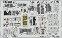 Eduard Accessories SS757 - 1:72 F-4C, for FINE MOLDS