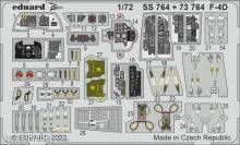 Eduard Accessories SS764 - 1:72 F-4D for FINE MOLDS