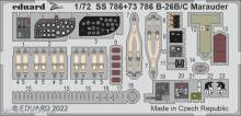 Eduard Accessories SS786 - 1:72 B-26B/C Marauder for HASEGAWA / HOBBY 2000