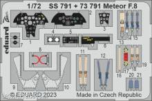 Eduard Accessories SS791 - 1:72 Meteor F.8 1/72 for AIRFIX