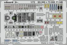 Eduard Accessories SS800 - 1:72 F-14B 1/72 ACADEMY