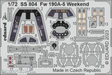 Eduard Accessories SS804 - 1:72 Fw 190A-5 Weekend 1/72 EDUARD