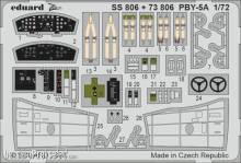 Eduard Accessories SS806 - 1:72 PBY-5A 1/72 HOBBY 2000 / ACADEMY