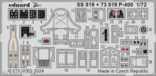 Eduard Accessories SS819 - 1:72 P-400 1/72 ARMA HOBBY
